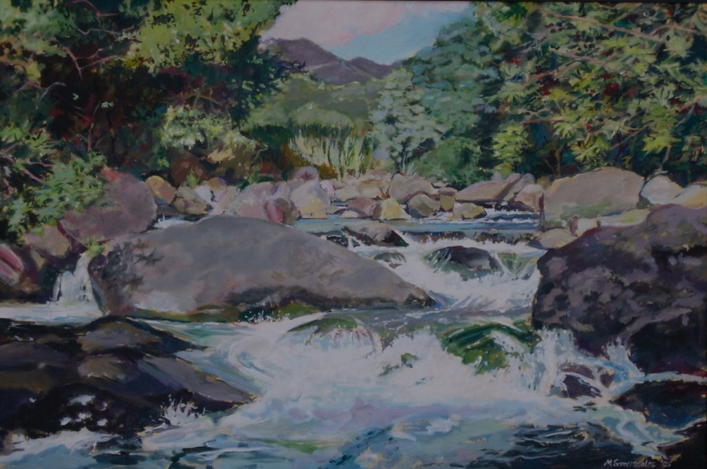 IAO STREAM #5  20" x 30" 2005