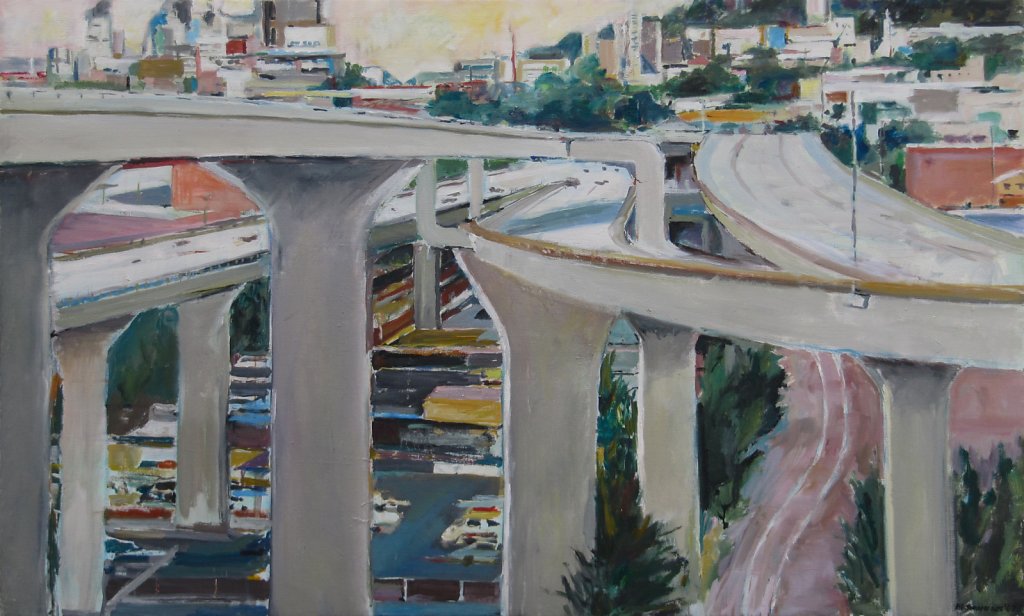 WESTSIDE FREEWAY 29" x 38"  2007